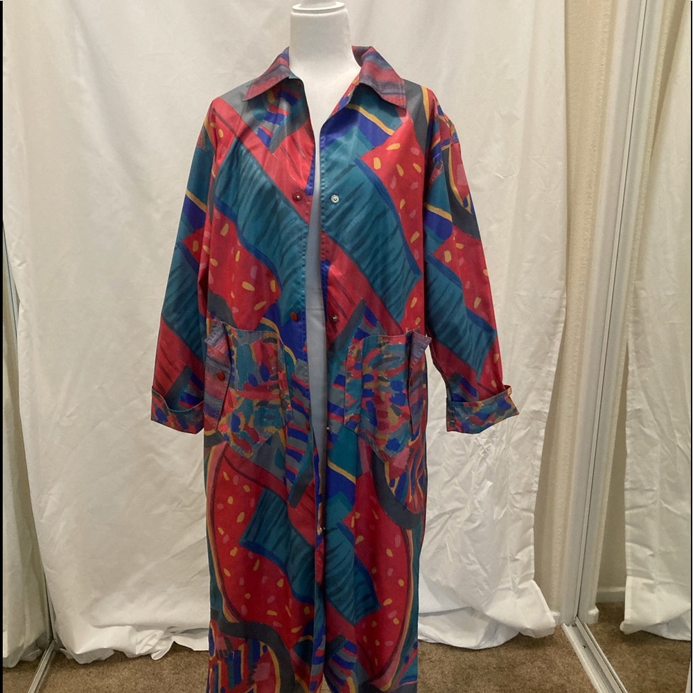 One-of-a-Kind Raincoat titled Watermelon